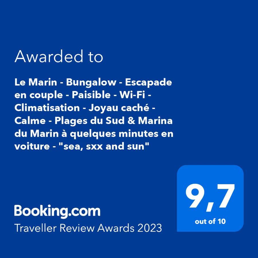 Le Marin - Bungalow - Escapade en couple - Paisible - Wi-Fi - Climatisation - Joyau caché - Calme - Plages à 5 minutes en voiture - Soleil de Martinique Esterno foto